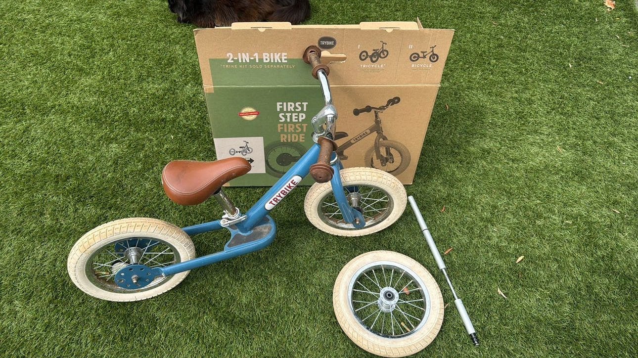 Trybike blauw, Ophalen, Gebruikt, Minder dan 16 inch