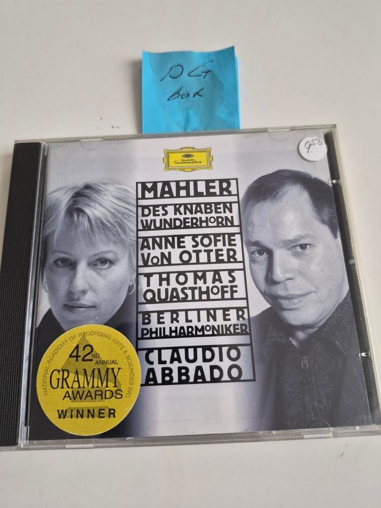 Mahler: Des Knaben Wunderhorn - Anne Sofie von Otter, Ophalen of Verzenden, Romantiek, Zo goed als nieuw, Vocaal