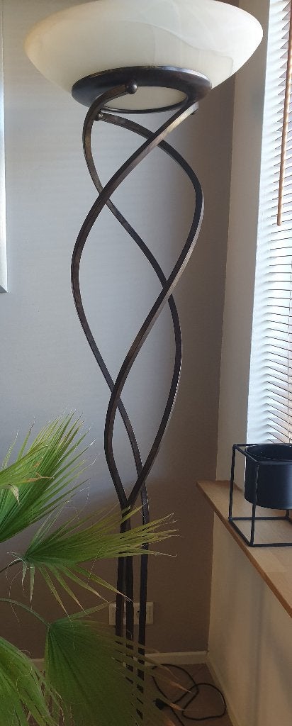 1 vloer/staande lamp +1 wandlamp (SAMEN voor 140 euro), Huis en Inrichting, Lampen | Vloerlampen, Ophalen, Zo goed als nieuw, 150 tot 200 cm