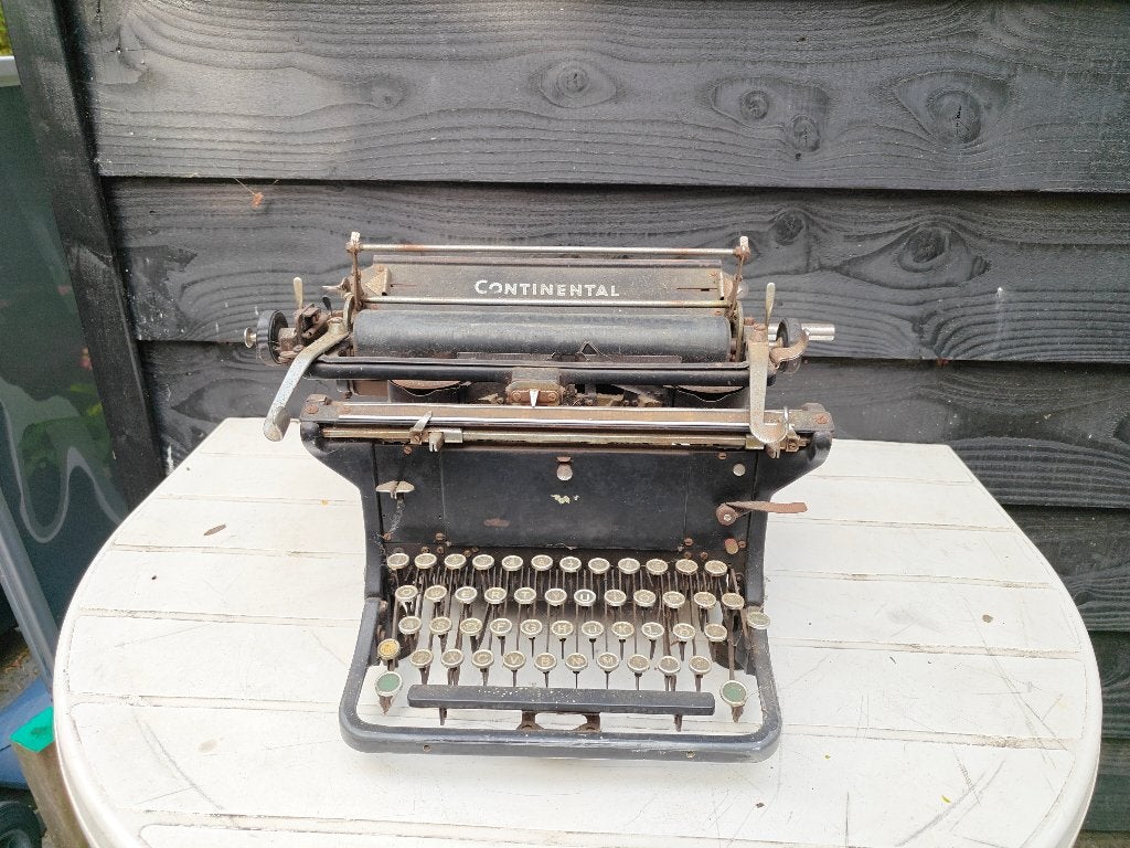 antieke Continental typemachine, Diversen, Typemachines, Ophalen, Gebruikt, Onbekend, Wanderer-Werke