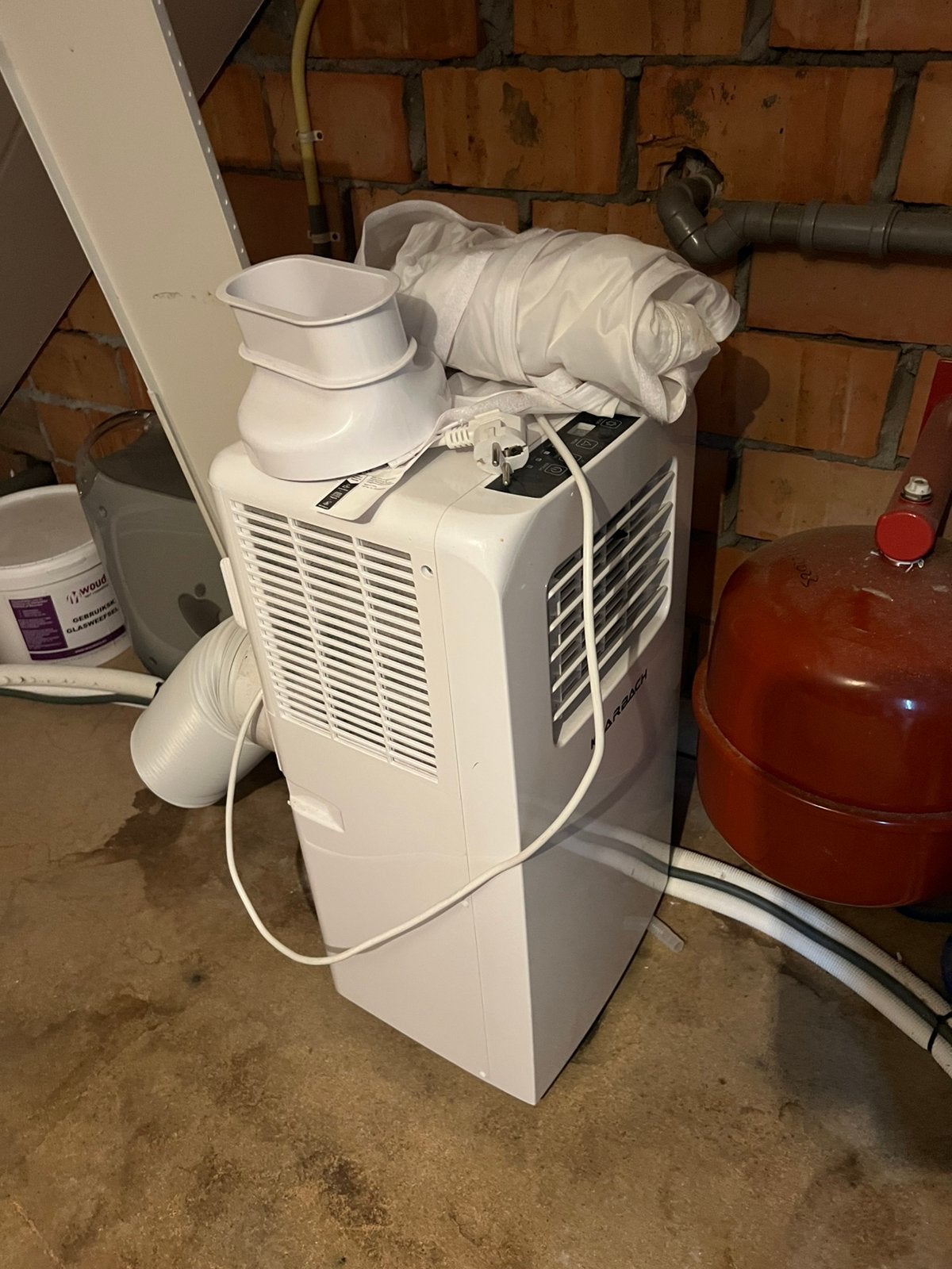 Klarbach Mobiele Airco - Koelen en Ventileren, Witgoed en Apparatuur, Airco's, Ophalen, Gebruikt, Minder dan 60 m³, 3 snelheden of meer