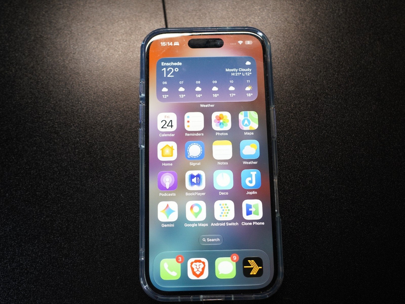iPhone 16 Blauw 128GB - 95% batterij, met 2 hoesjes, Ophalen of Verzenden