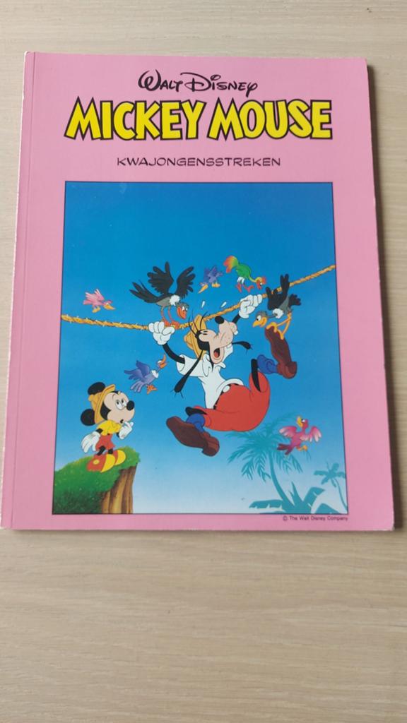 Walt Disney Mickey Mouse Kwajongensstreken, Boeken, Kinderboeken | Jeugd | onder 10 jaar, Ophalen of Verzenden, Gelezen, Walt Disney