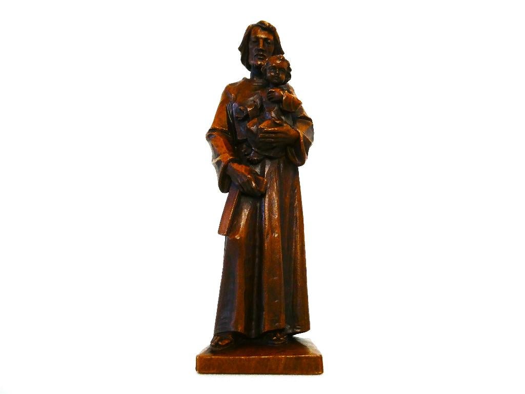Beeld Heilige Jozef met kindje Jezus op de arm, Ophalen of Verzenden