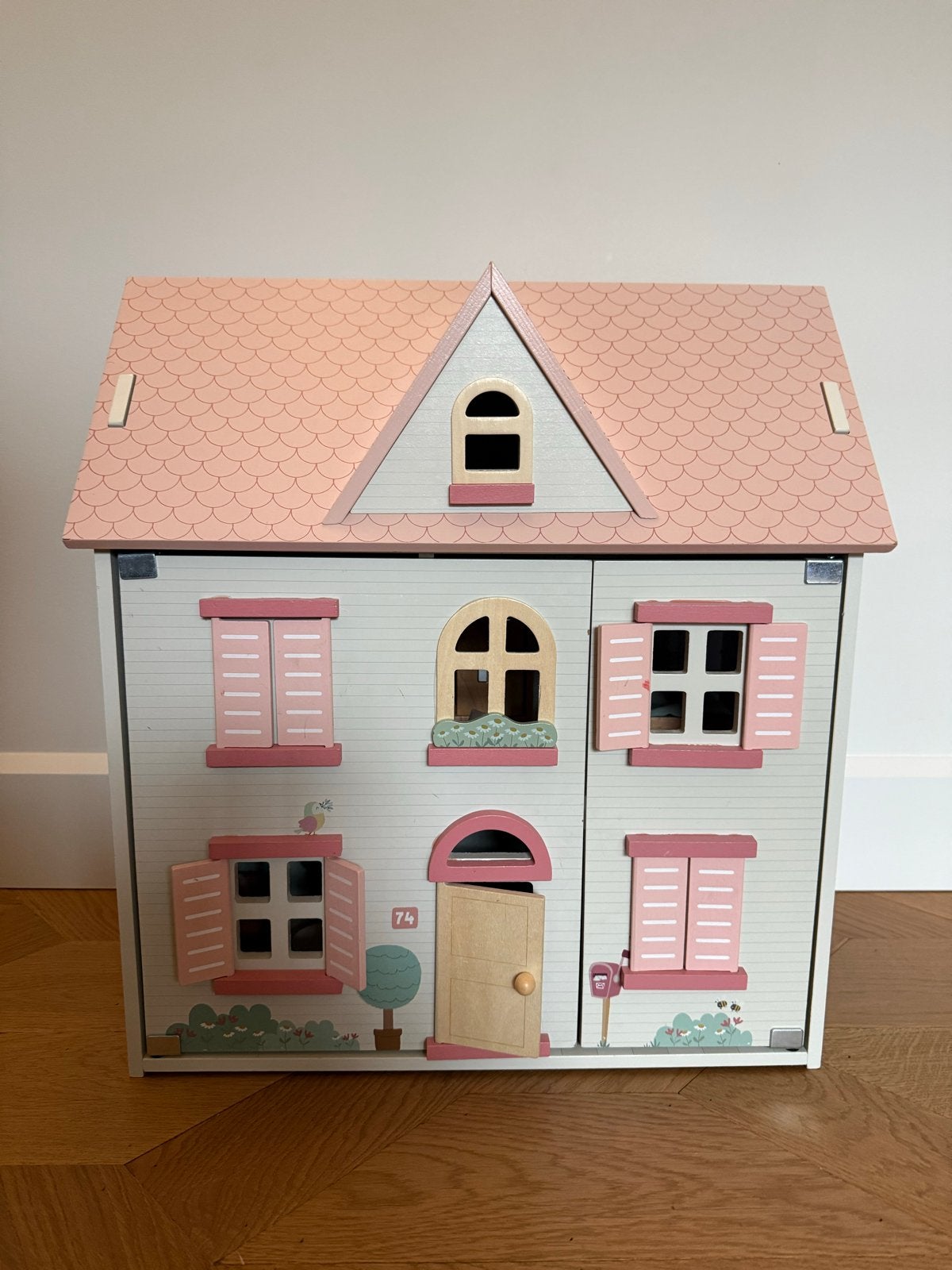 Little Dutch Houten Poppenhuis met Meubels, Ophalen, Zo goed als nieuw, Poppenhuis