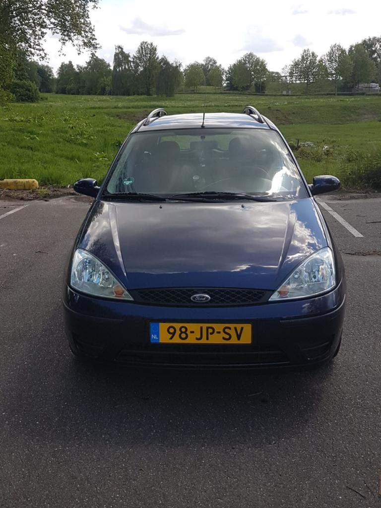 Ford Focus 1.8 I Trend Wagon 2002 Blauw, Auto's, 4 cilinders, Blauw, Origineel Nederlands, Handgeschakeld
