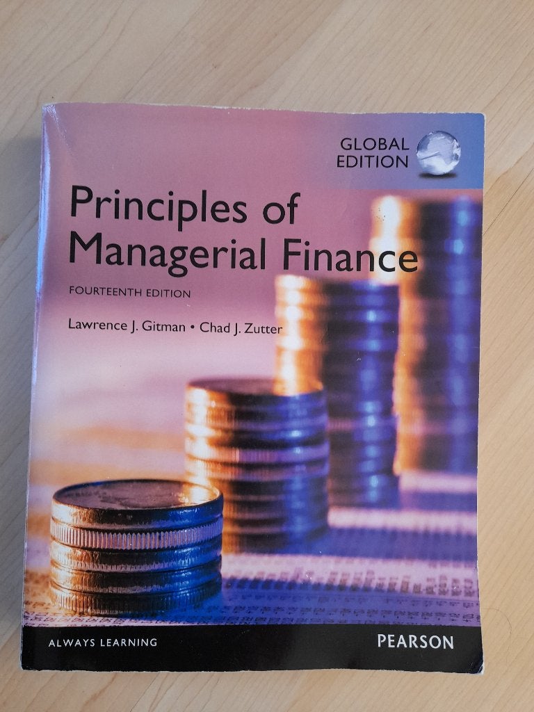 PRINCIPLES OF MANAGERIAL FINANCE  Lawrence J Gitman, Boeken, Ophalen of Verzenden, Zo goed als nieuw