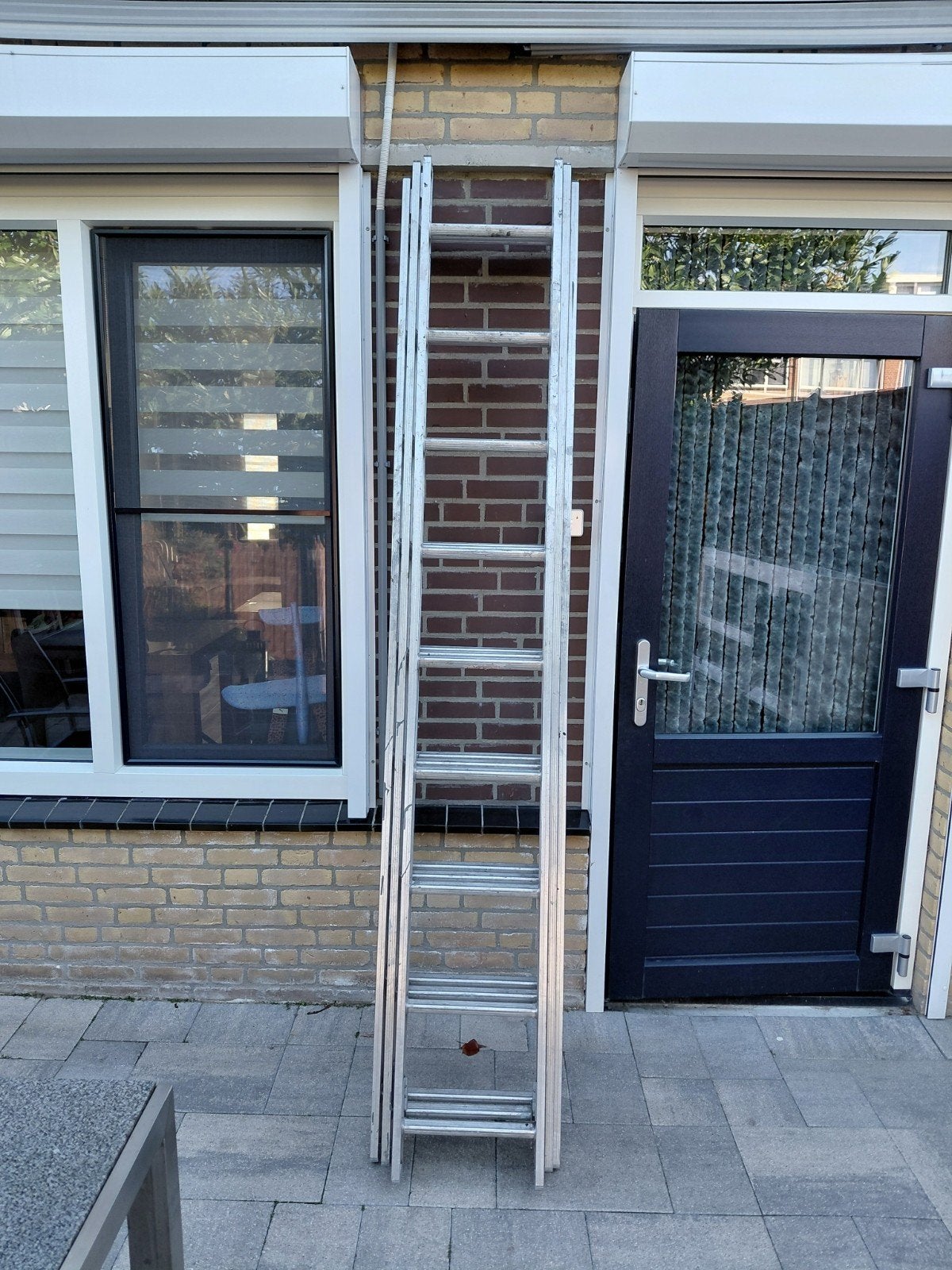 3x 9 treden ladder, Ophalen, Gebruikt, Ladder, 4 meter of meer