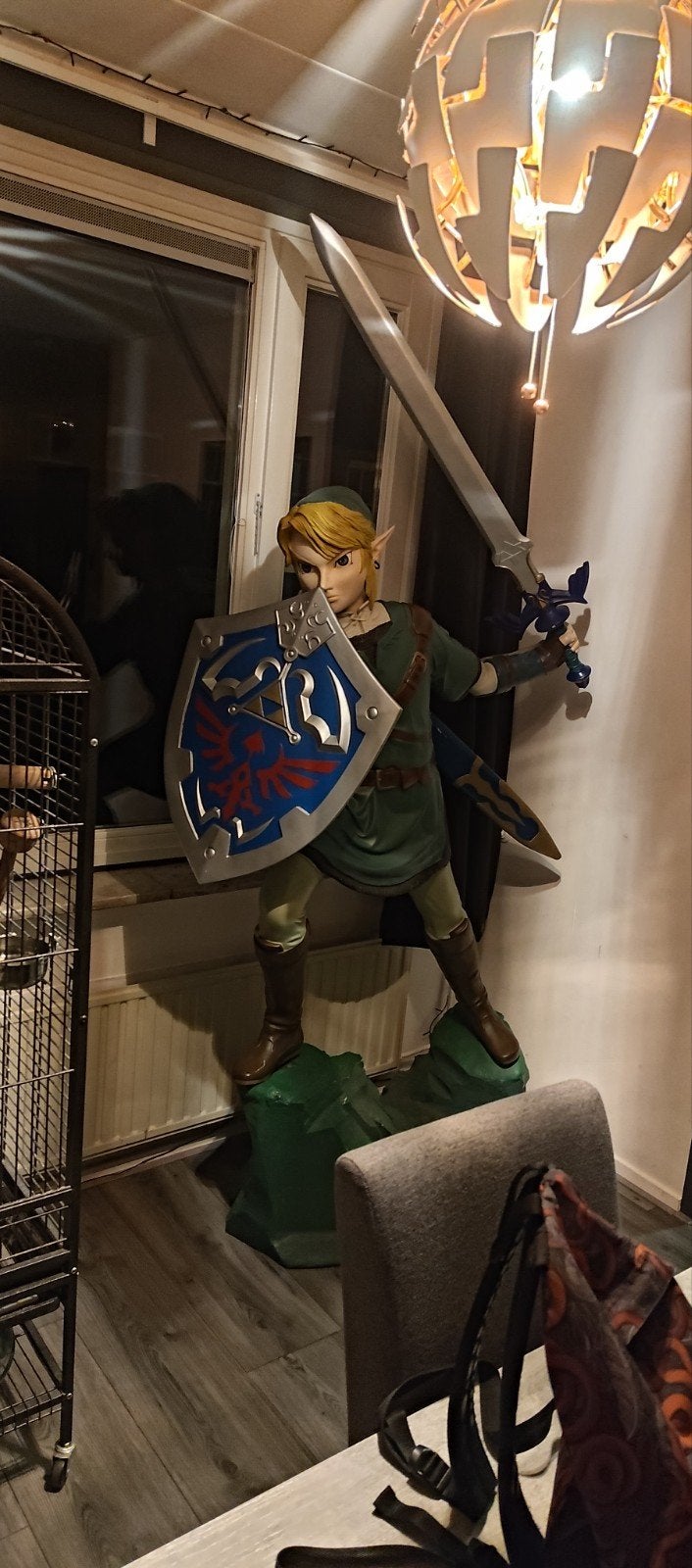 Life size Link Zelda twilight princess 2006, Oxmox, Nintendo, Ophalen, Nintendo, Gebruikt