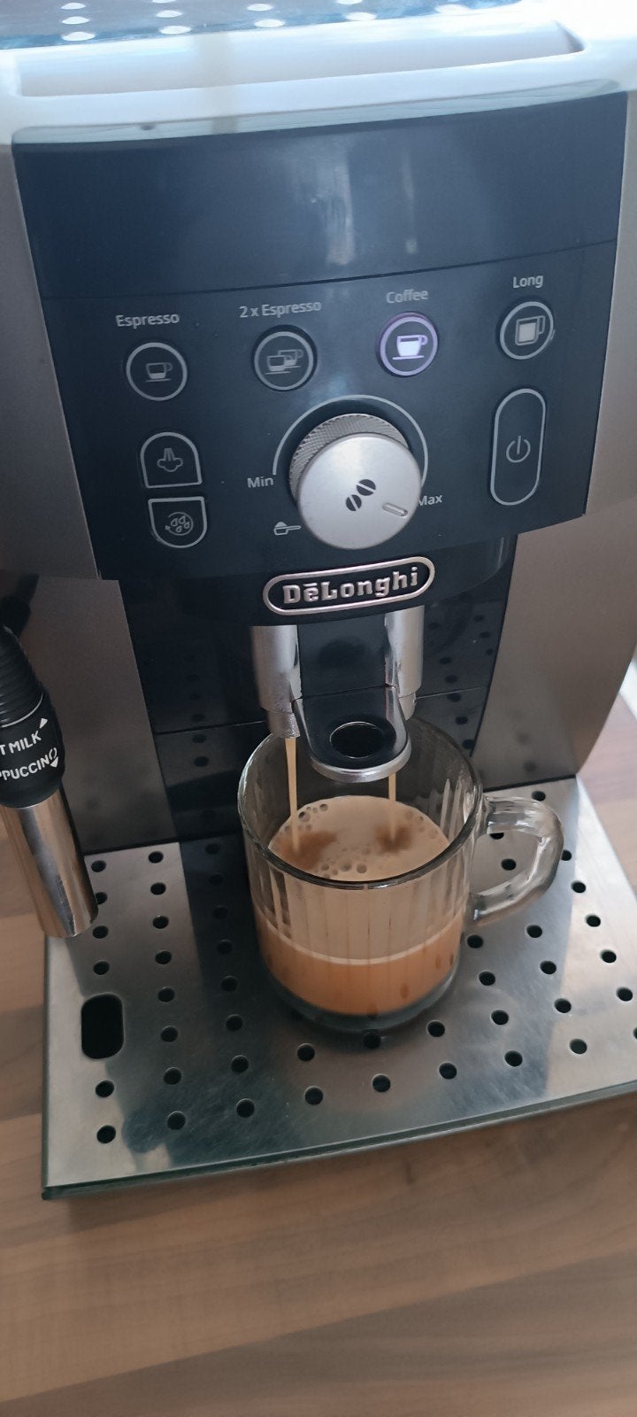 Koffiemachine De'Longhi Magnifica S ECAM22.110.SB, Witgoed en Apparatuur, Koffiezetapparaten, Espresso apparaat, Ophalen of Verzenden