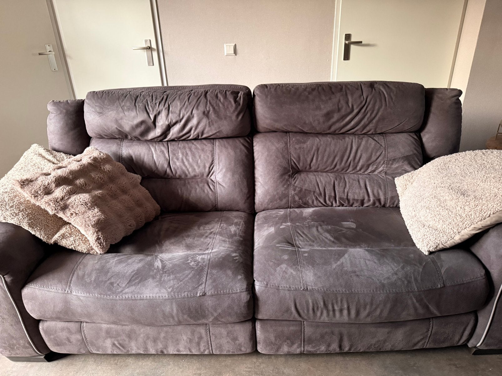 2.5 zits bank met relax eiland, Ophalen, Gebruikt, 75 tot 100 cm