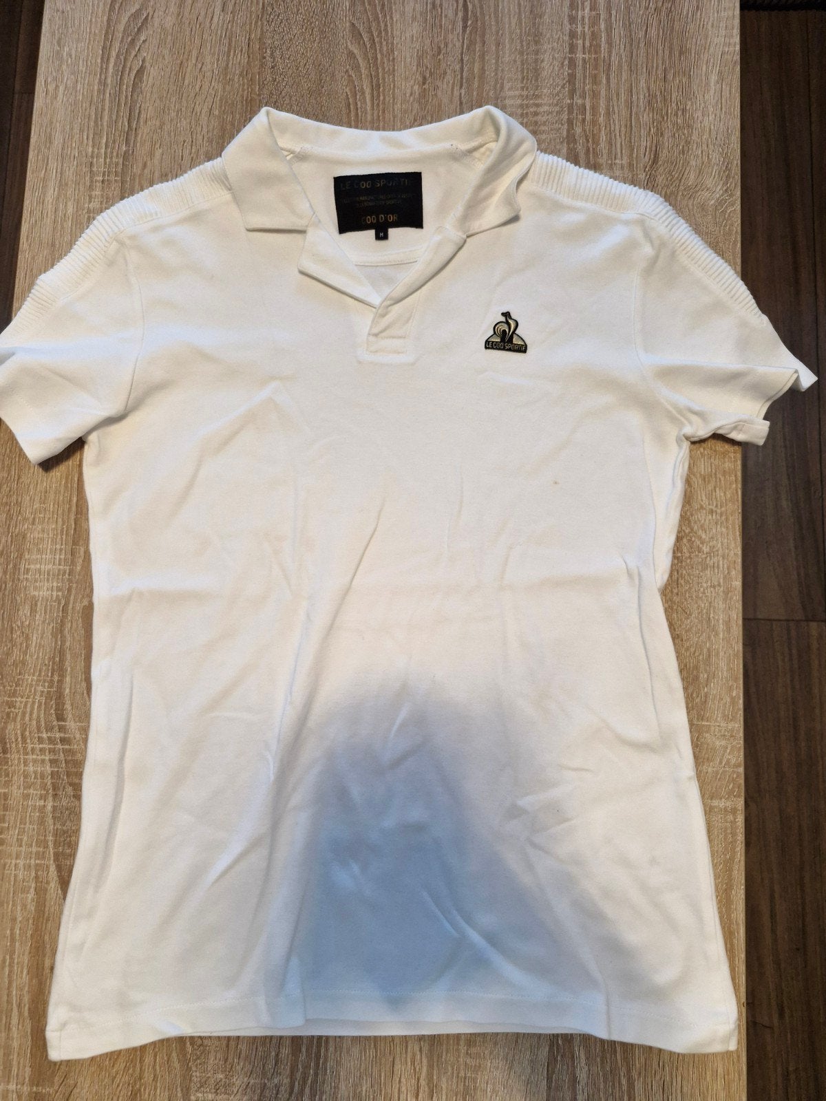Le Coq Sportif polo shirt maat M, Maat 48/50 (M), Ophalen of Verzenden, Gedragen, Wit