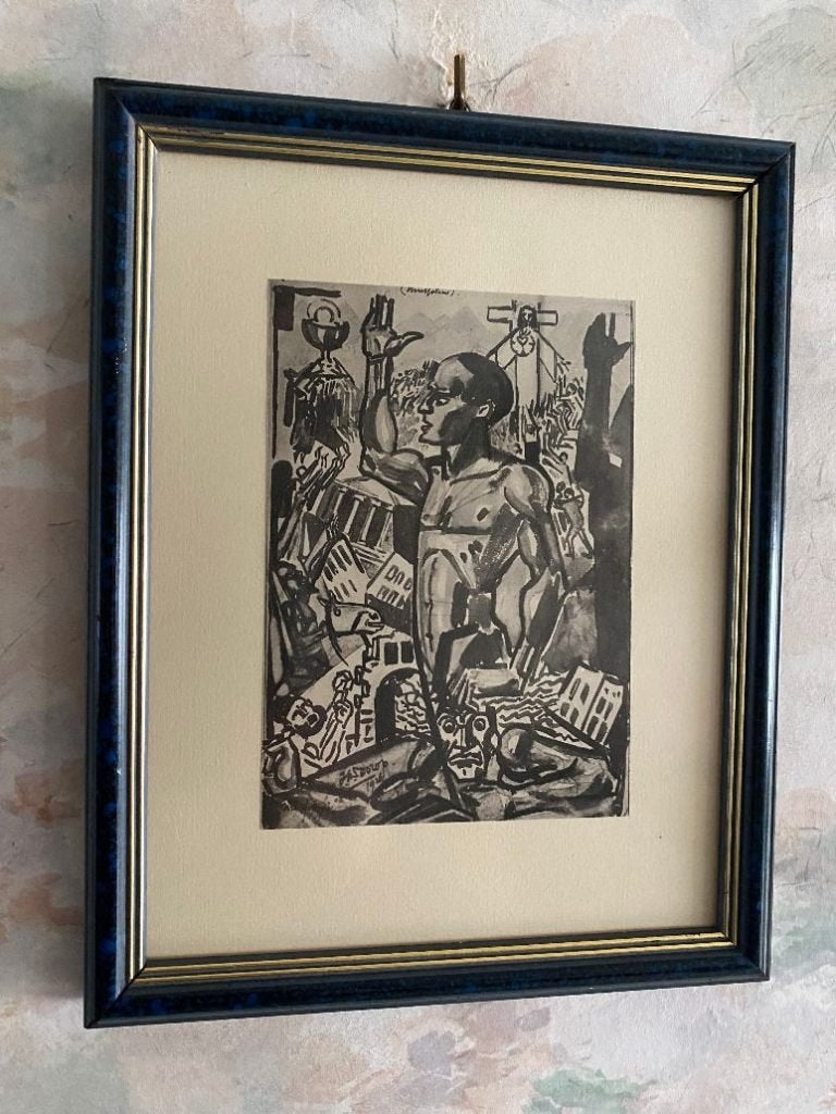 Oude  Prent  Jan  Toorop  .  1926, Ophalen of Verzenden