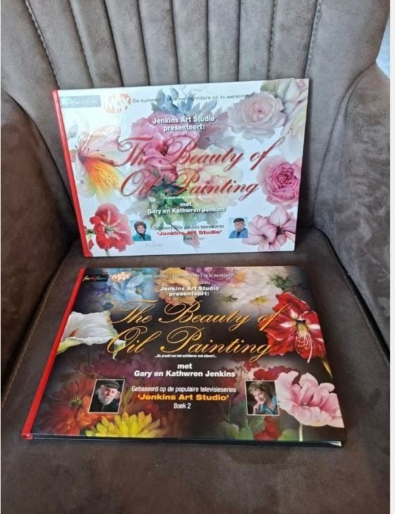 The Beauty of Oil Painting - Boek 1 & 2 (Gary & Kathwren, Ophalen of Verzenden, Zo goed als nieuw, Tekenen en Schilderen