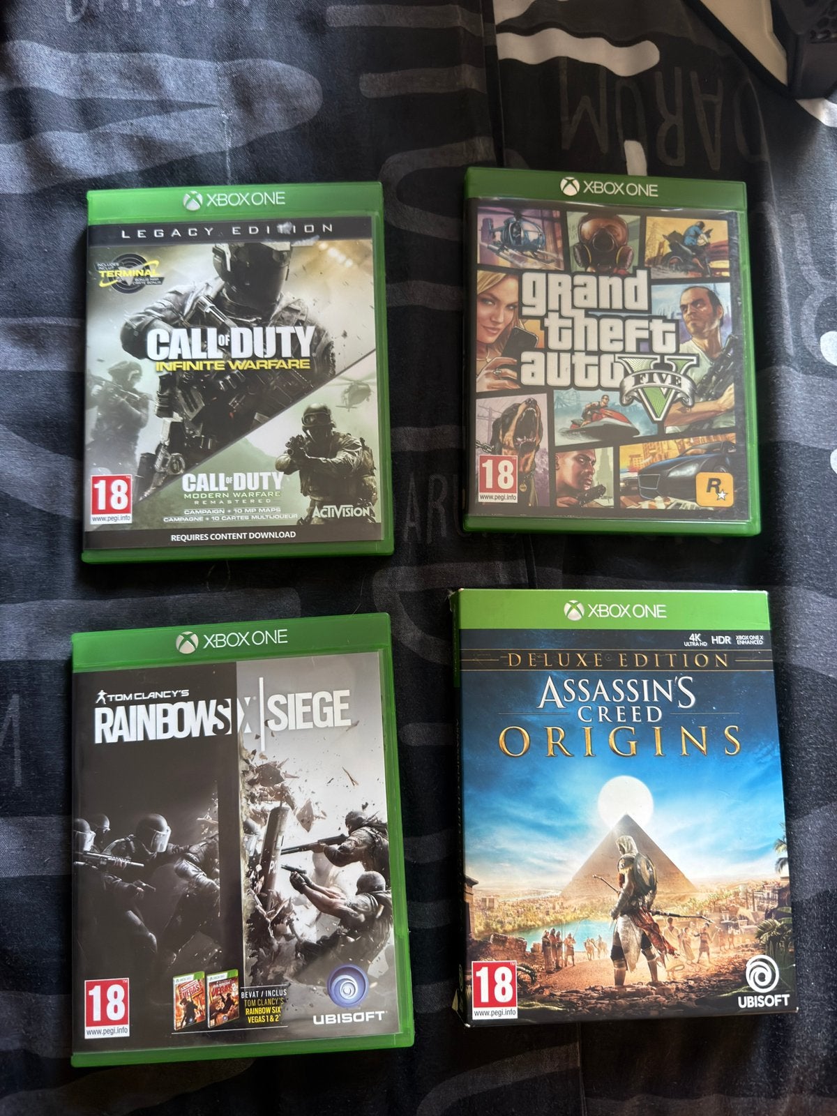 4 xbox spellen, Avontuur en Actie, Online, Ophalen of Verzenden, Zo goed als nieuw