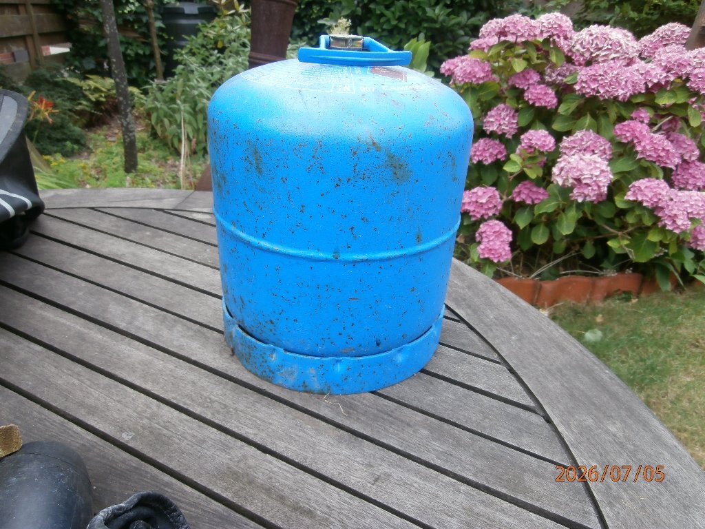 Campinggas 907, Ophalen, Gebruikt