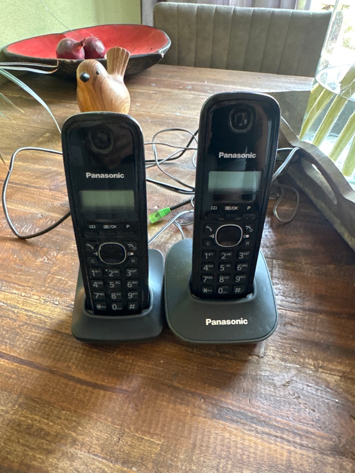 Panasonic draadloze telefoons (set van 2), Telecommunicatie, Vaste telefoons | Handsets en Draadloos, Ophalen of Verzenden, Gebruikt