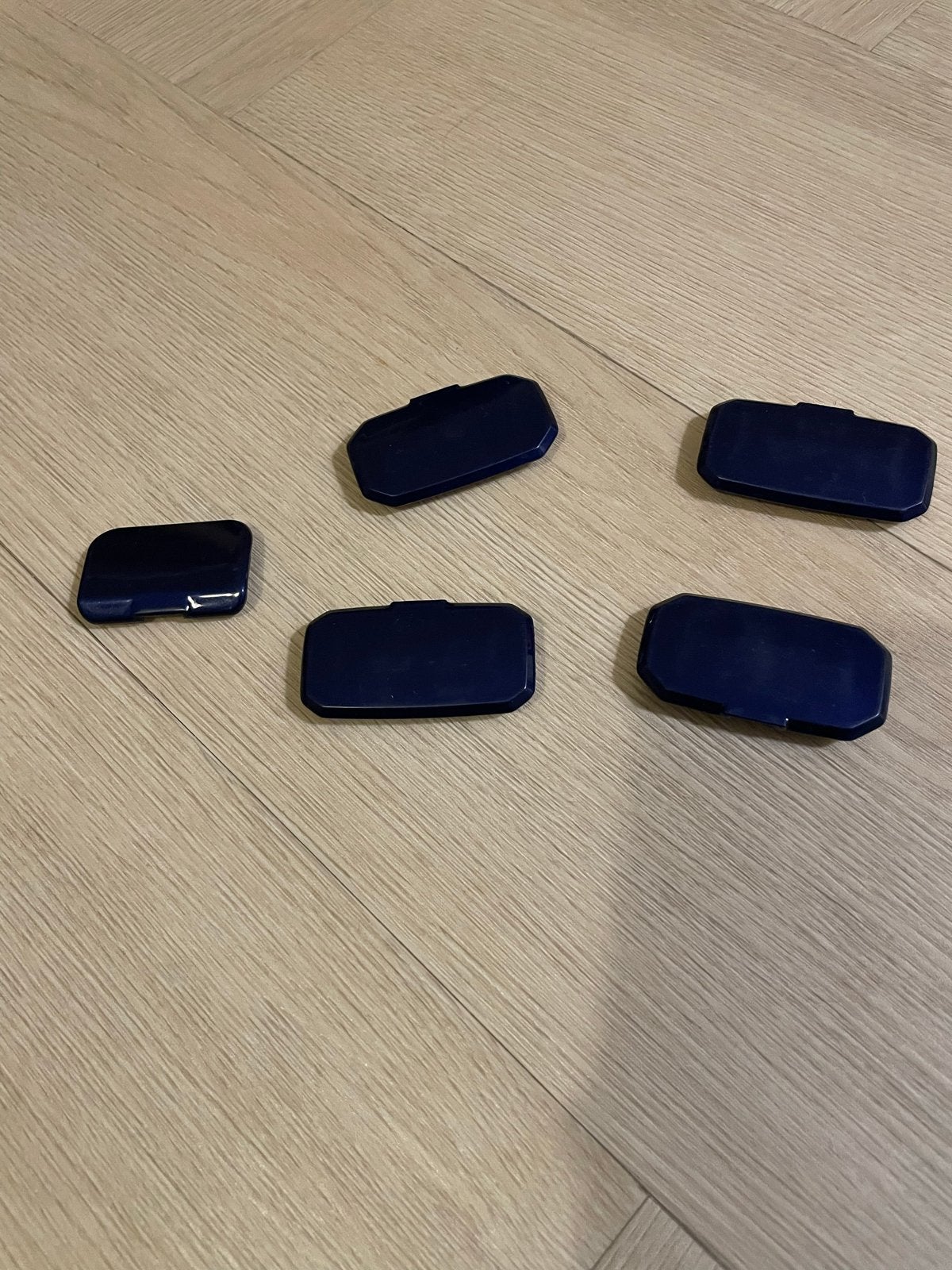 5x Blauwe afdekplaatjes voor Yamaha FJR 1300 2003, Ophalen of Verzenden, Gebruikt