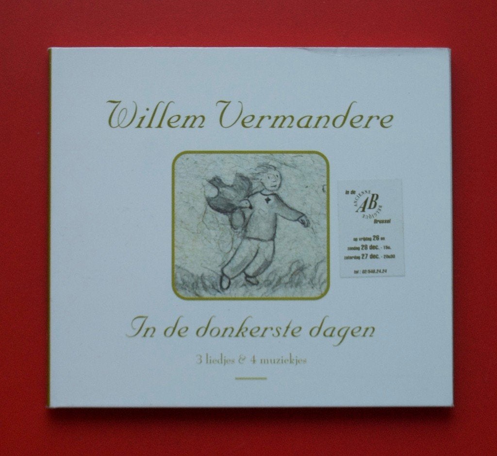 zeldzame cd Willem Vermandere In de donkerste dagen 1997, Cd's en Dvd's, Ophalen of Verzenden, Gebruikt, Kerst, Album