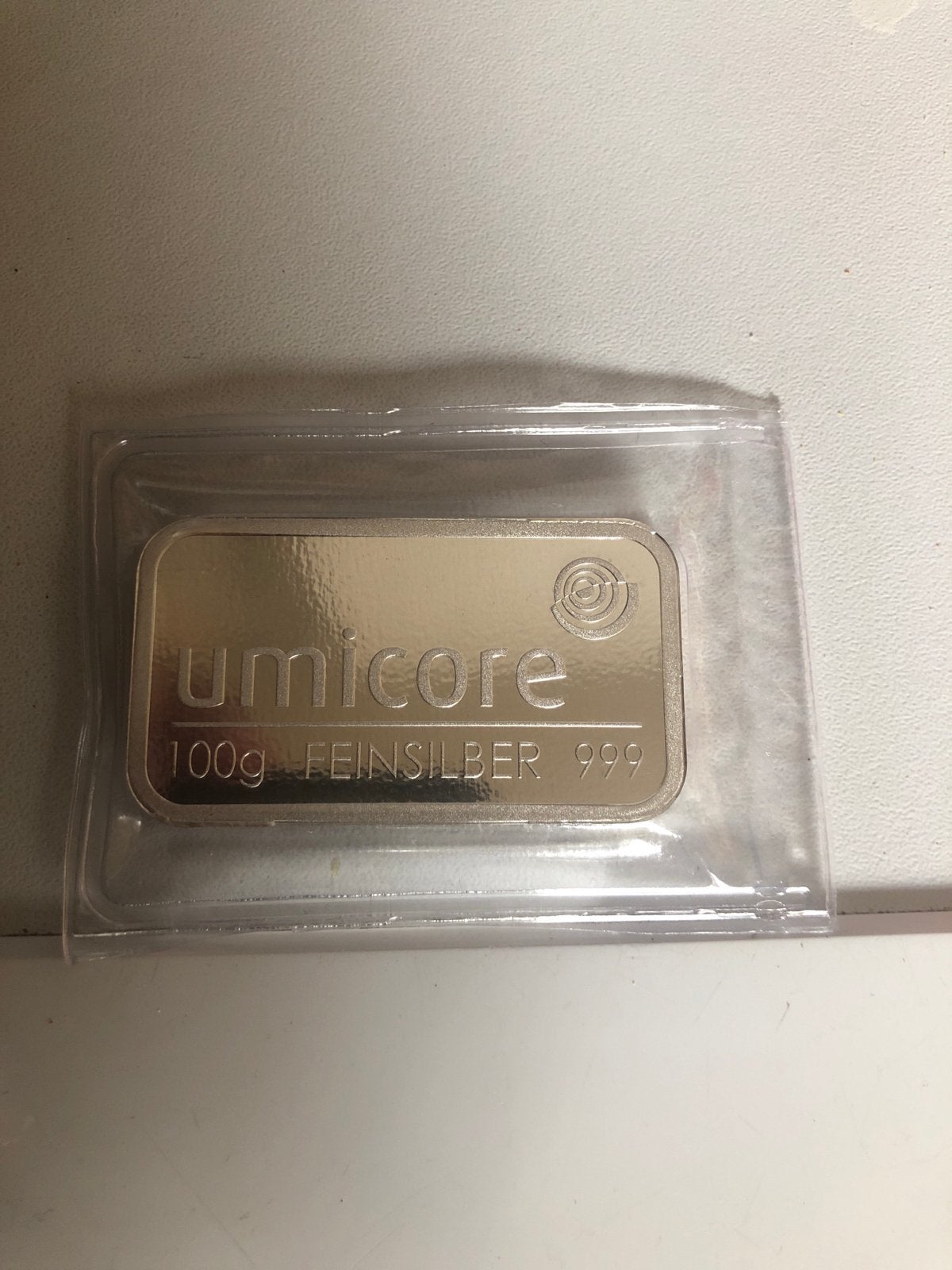 Umicore 100g Fijne Zilveren Baar 999, Ophalen of Verzenden, Zilver