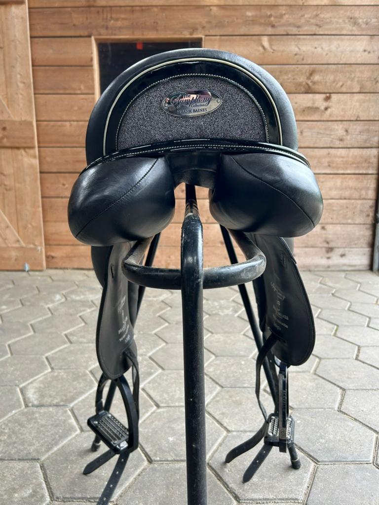 Frank baines dressuur zadel 16,5 inch, Ophalen of Verzenden, Zo goed als nieuw, Dressuur