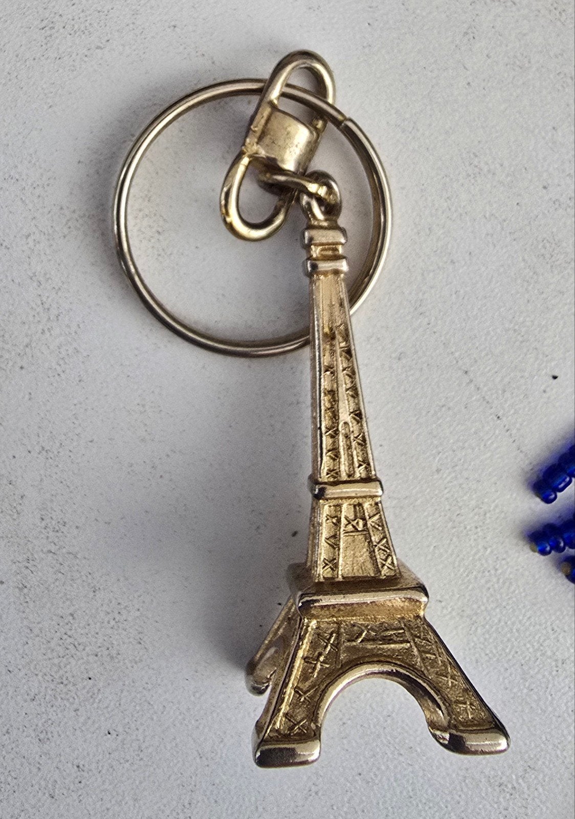 Sleutelhanger Eiffeltoren - Parijs Souvenir, Verzamelen, Ophalen of Verzenden, Gebruikt, Stad of Land