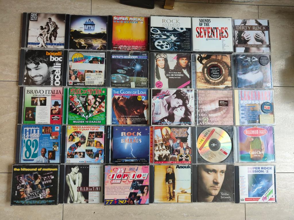 Doos vol diverse Pop-, Rock CD's, Ophalen of Verzenden, Zo goed als nieuw