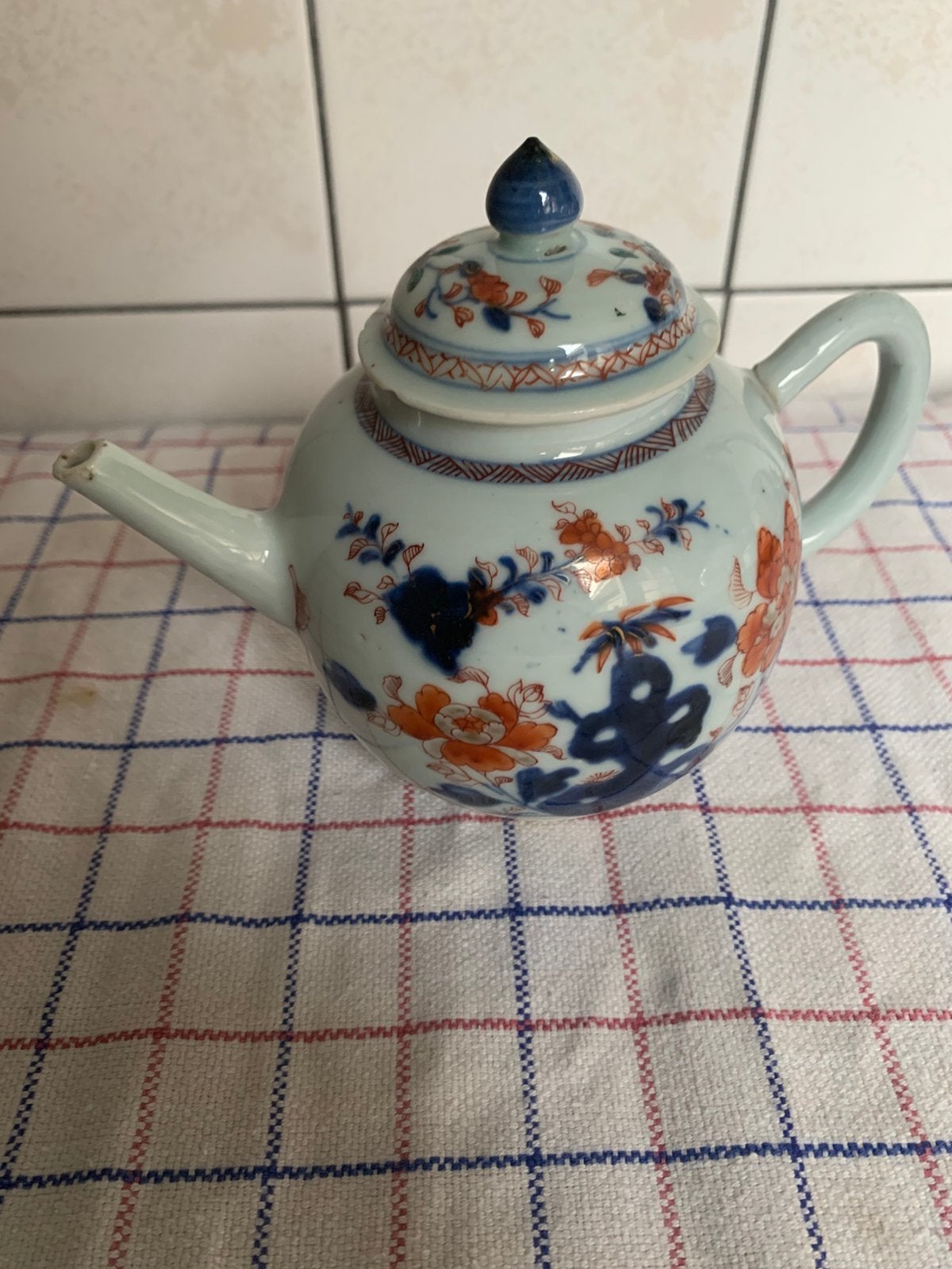 18e eeuws Chinees porseleinen trekpotje, Antiek en Kunst, Antiek | Porselein, Ophalen of Verzenden