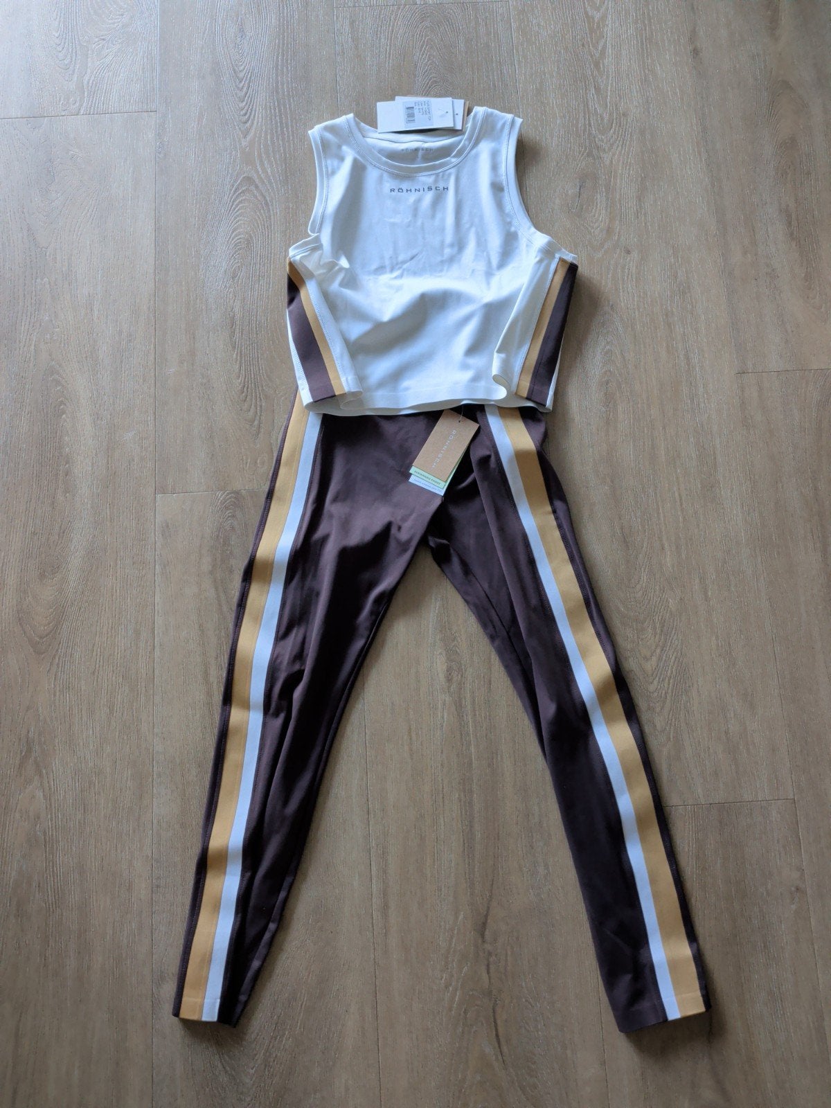 Röhnisch Fuze Sport Top & Tights - Nieuw met labels, Wit, Maat 42/44 (L), Nieuw, Ophalen of Verzenden