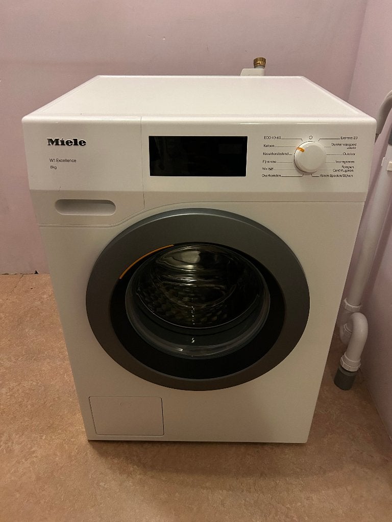 Miele W1 Excellence Wasmachine 8kg, Witgoed en Apparatuur, Ophalen, 1200 tot 1600 toeren, Energieklasse A of zuiniger, 8 tot 10 kg