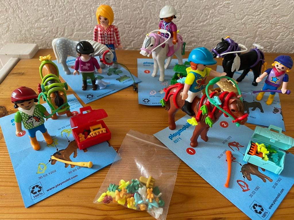 Playmobil versier Pony’s, Paardjes versieren, Ophalen of Verzenden, Zo goed als nieuw, Complete set