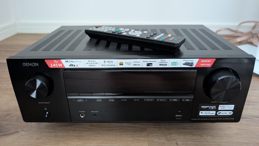 Denon AVR X1700H DAB, Audio, Tv en Foto, Ophalen, Denon, Zo goed als nieuw, 120 watt of meer