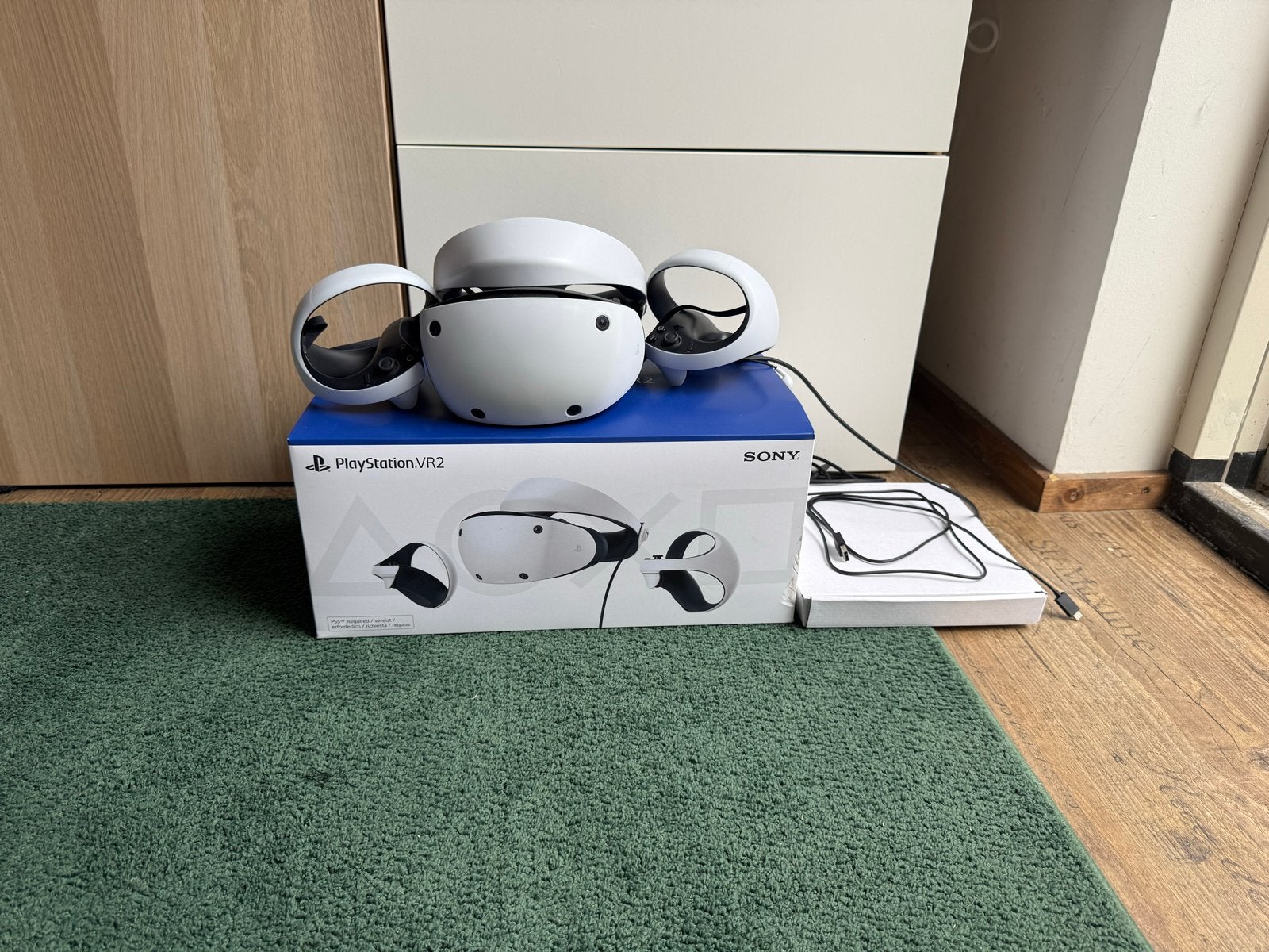Sony PlayStation VR2 Headset met Controllers, Spelcomputers en Games, Virtual Reality, Ophalen, Zo goed als nieuw, Sony PlayStation