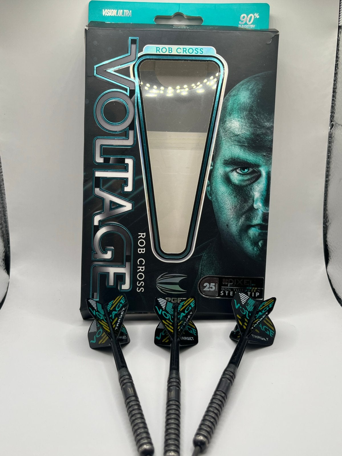 Target Rob Cross Voltage Darts 25g - Gebruikt, Goede Staat, Ophalen of Verzenden, Gebruikt, Pijlen