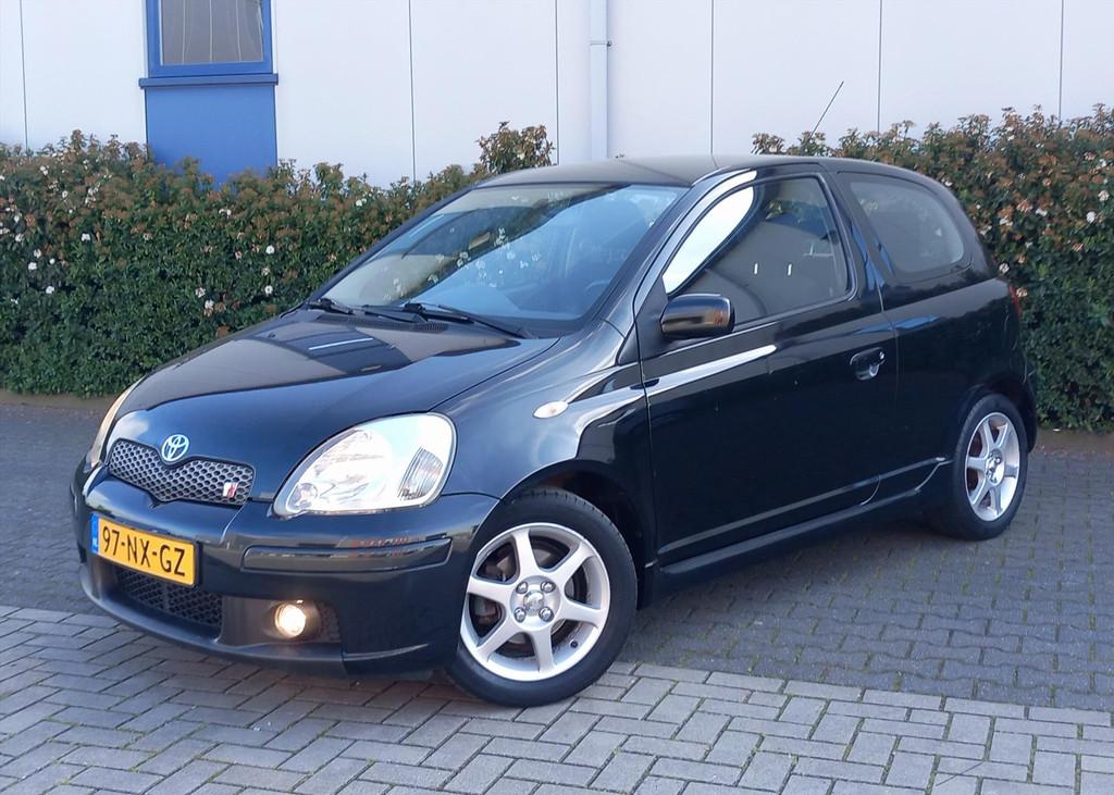 TOYOTA Yaris 1.5 16V VVTI 3DR T SPORT, Auto's, Gebruikt, 4 cilinders, 400 kg, Zwart