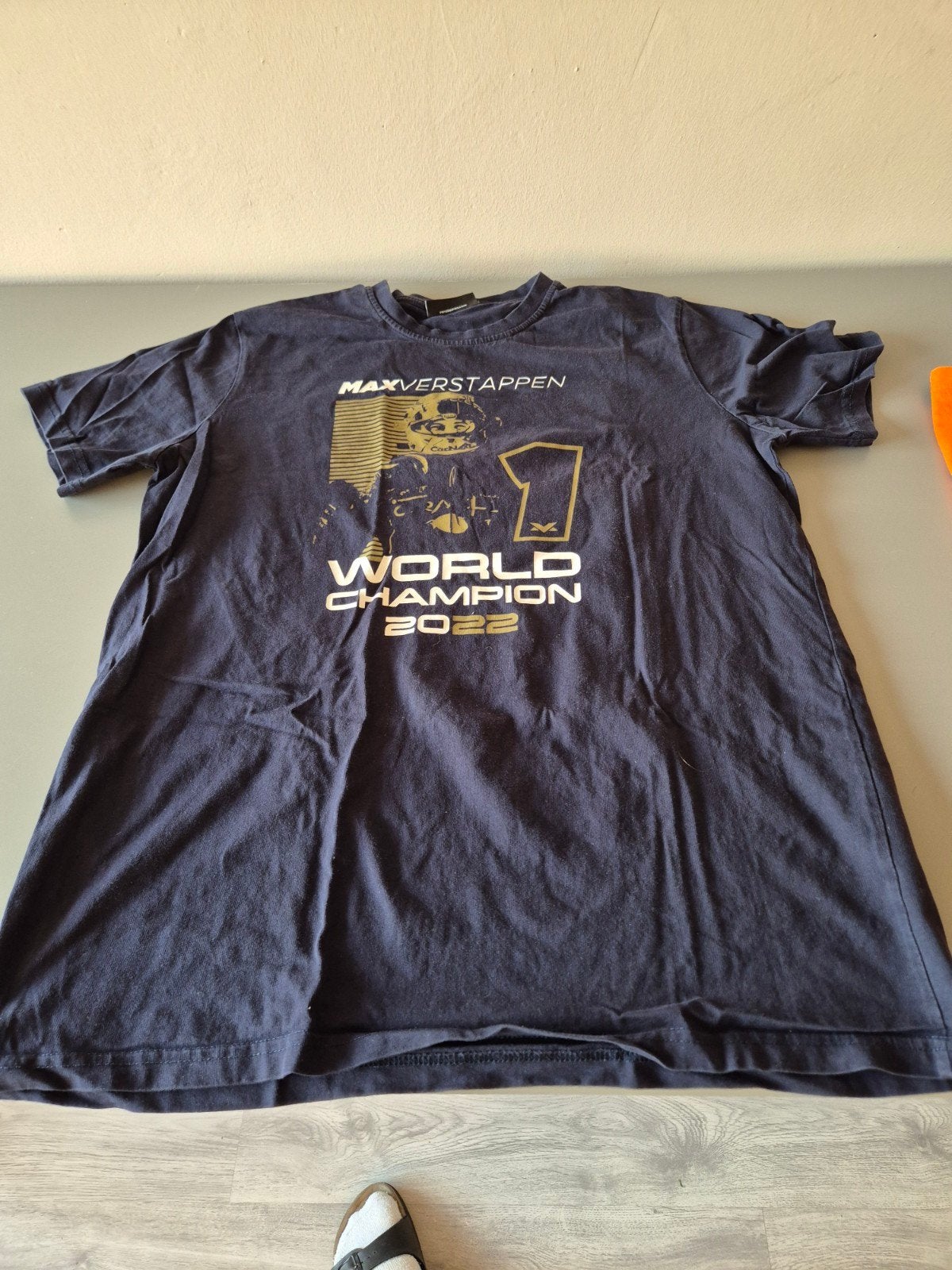 Origineel Max Verstappen World Champion 2022 T-shirt, Kleding | Heren, T-shirts, Official Product, Blauw, Overige maten, Ophalen of Verzenden