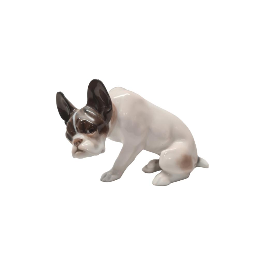 F. Diller Porseleinen Franse Bulldog Rosenthal, Ophalen of Verzenden, Zo goed als nieuw, Dier