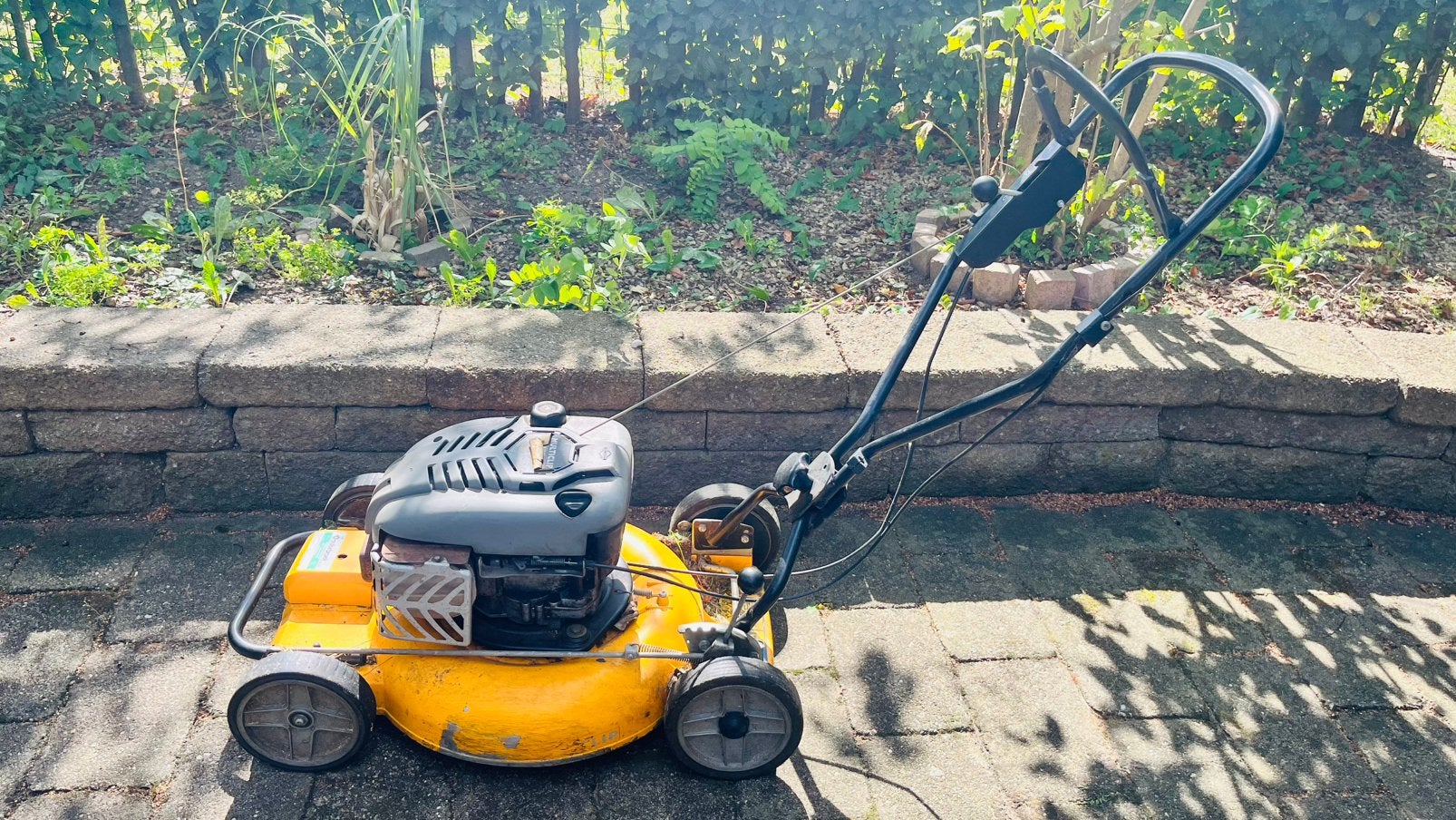 Benzine grasmaaier, Tuin en Terras, Grasmaaiers, Ophalen, Gebruikt, Benzine-grasmaaier