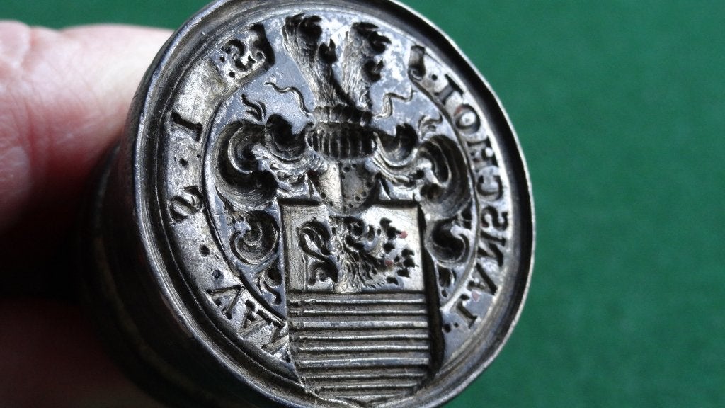 Lakzegel Johannes van Lanschot Goes 18e eeuw, Ophalen of Verzenden, Zilver
