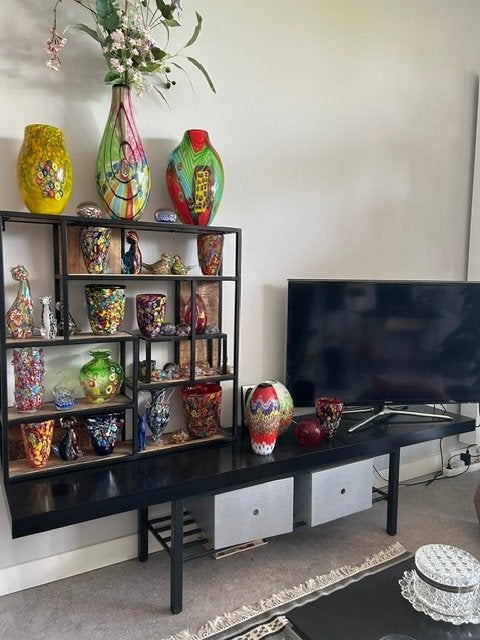 tv meubel met evt. wandrek, Ophalen, Zo goed als nieuw, 25 tot 50 cm, Minder dan 100 cm