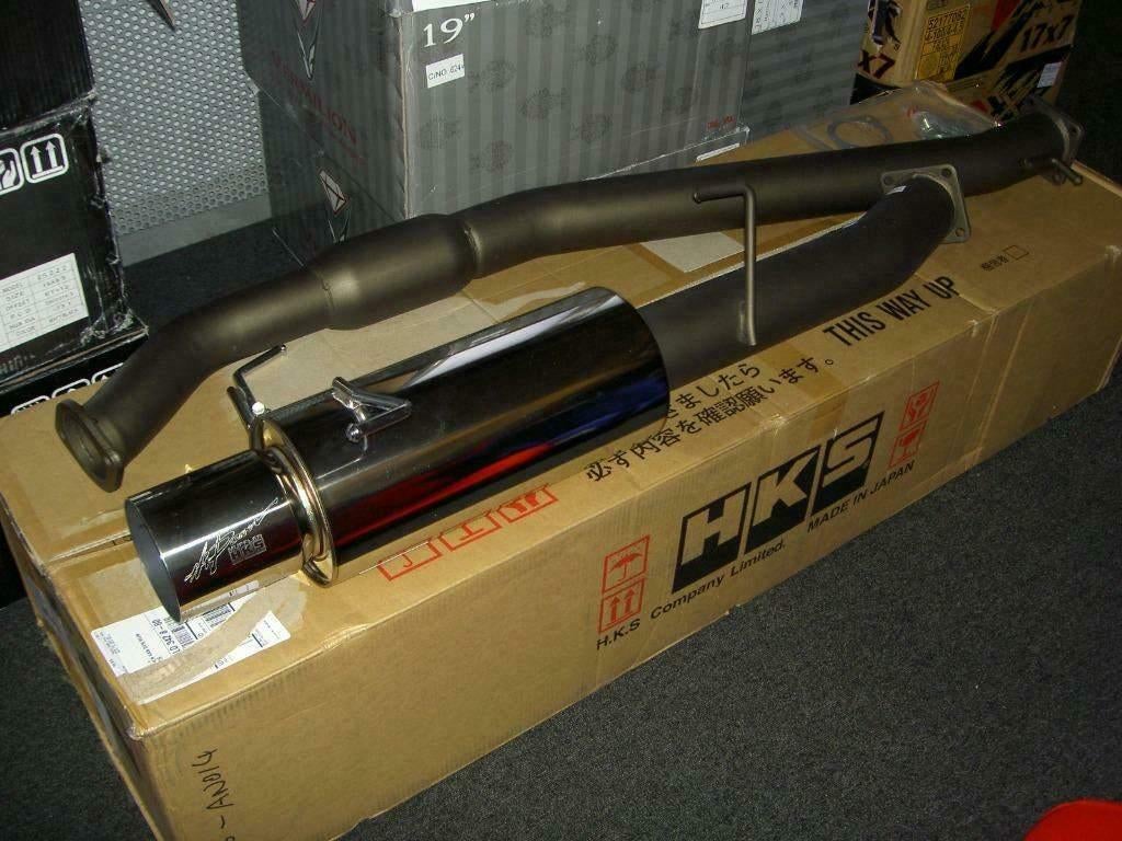HKS Hi-Power 409 Cat-Back uitlaatsysteem - Skyline R33 GTST, Auto diversen, Tuning en Styling, Ophalen of Verzenden