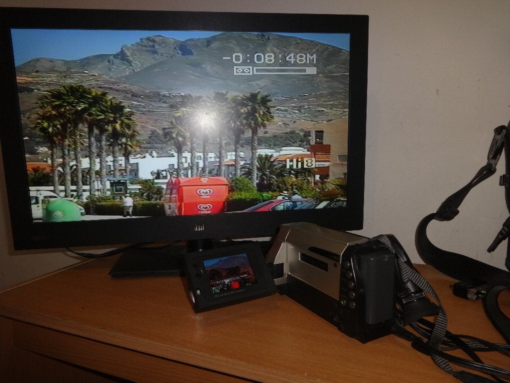 Hitachi VM-H855LE Hifi Stereo Hi-8 camcorder, Audio, Tv en Foto, Videocamera's Analoog, Ophalen of Verzenden, Hi 8, Camera