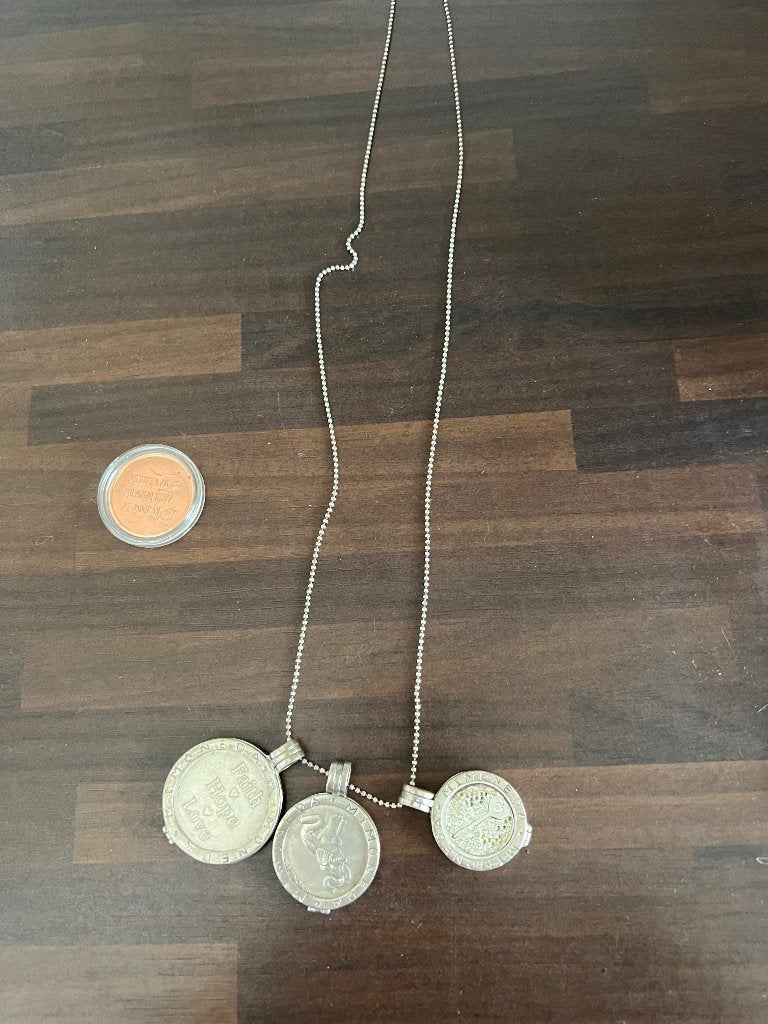 Mi moneda ketting + munten, Sieraden, Tassen en Uiterlijk, Gebruikt, Met strass, Ophalen of Verzenden, Zilver
