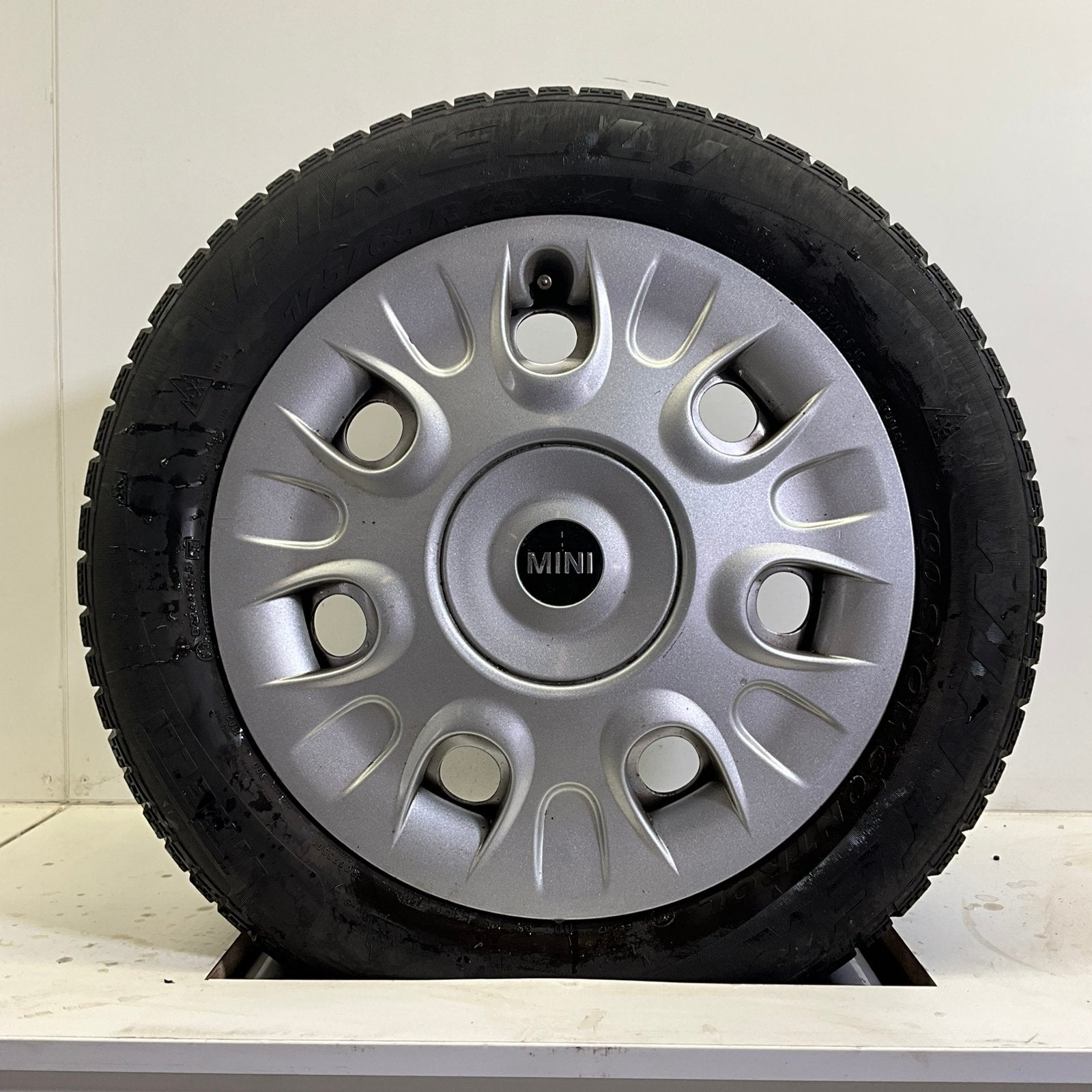 MINI COOPER R50 R52 R55 SET VELGEN + WINTERBANDEN 15 INCH, Auto-onderdelen, Banden en Velgen, Ophalen, Gebruikt, 15 inch, 175 mm