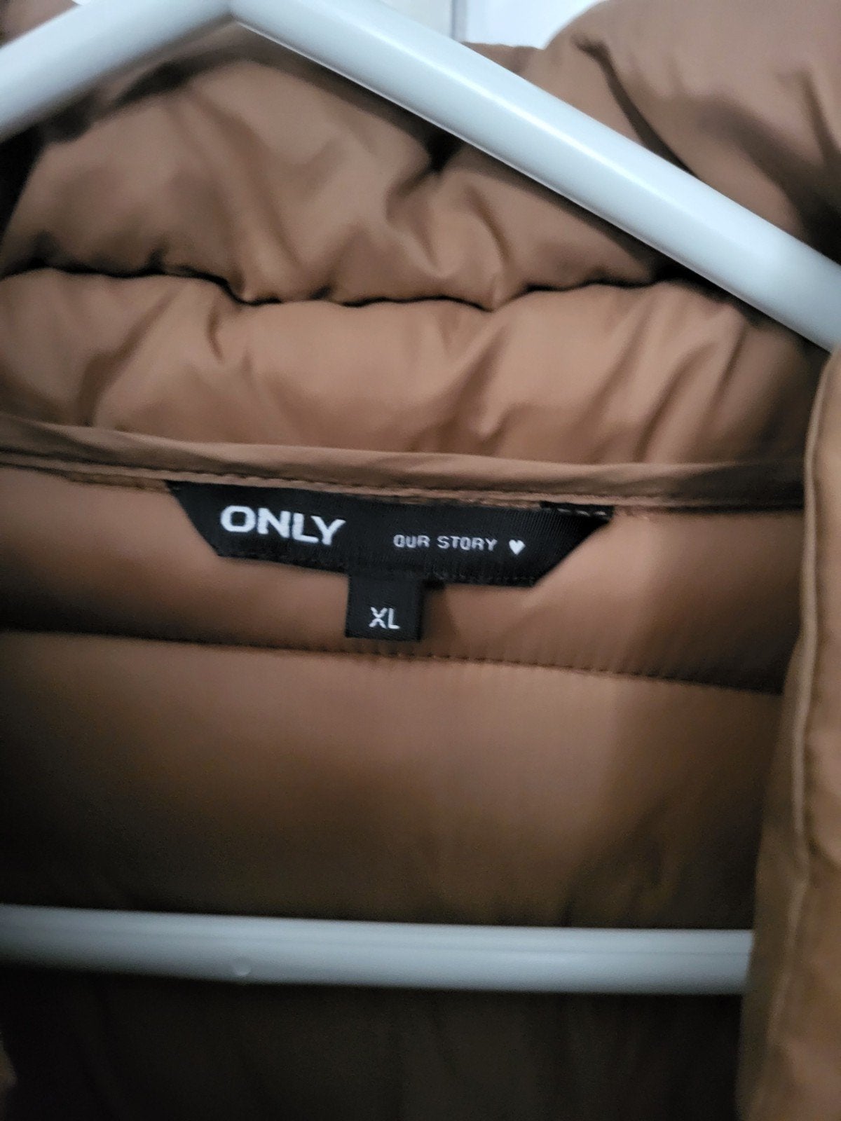 Only jas cognac kleur maat XL valt wel wat kleiner, Ophalen, Maat 52/54 (L), Bruin, Nieuw
