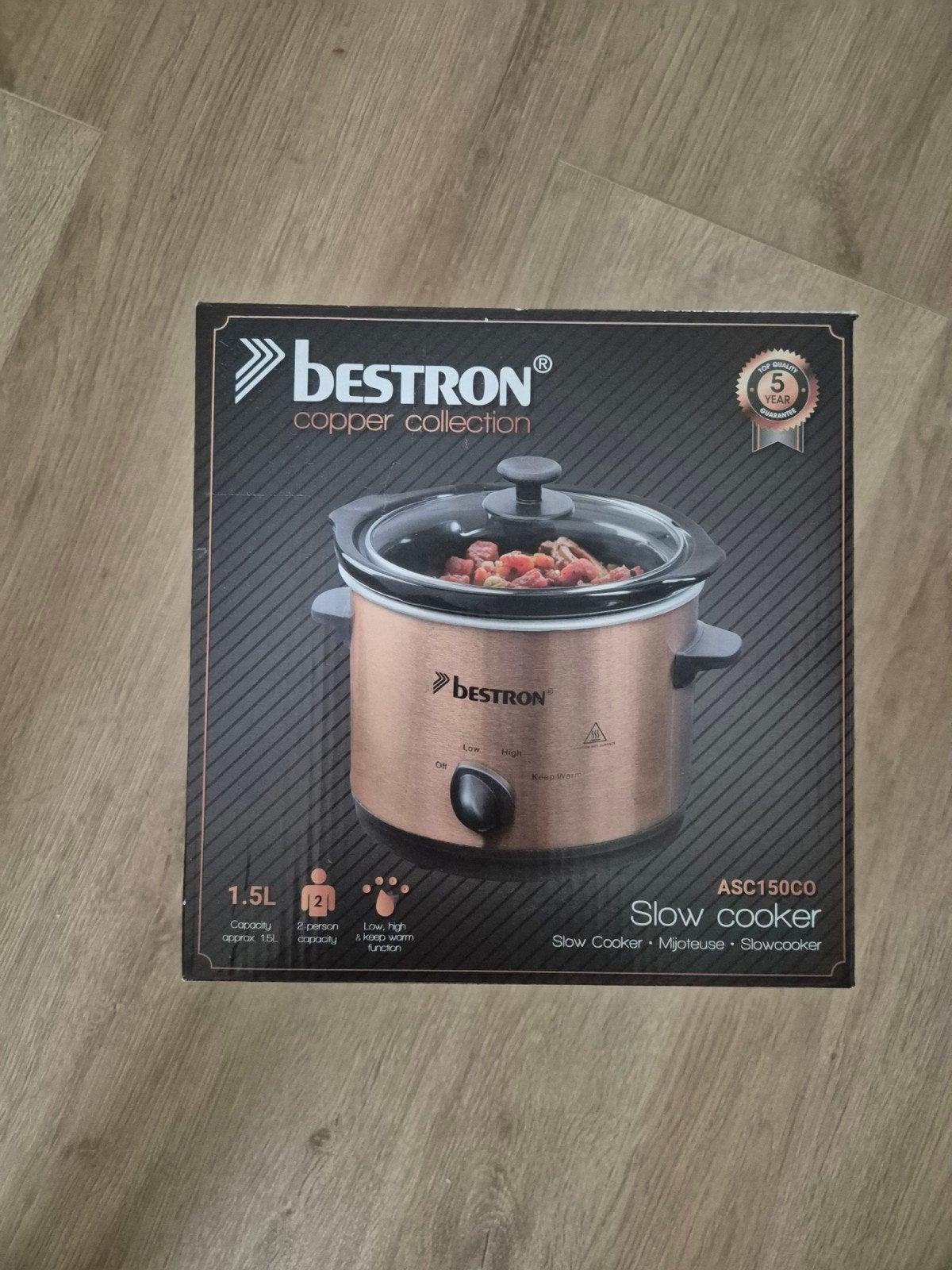 Bestron Slowcooker - Nieuw in doos, nooit gebruikt, Ophalen, Nieuw