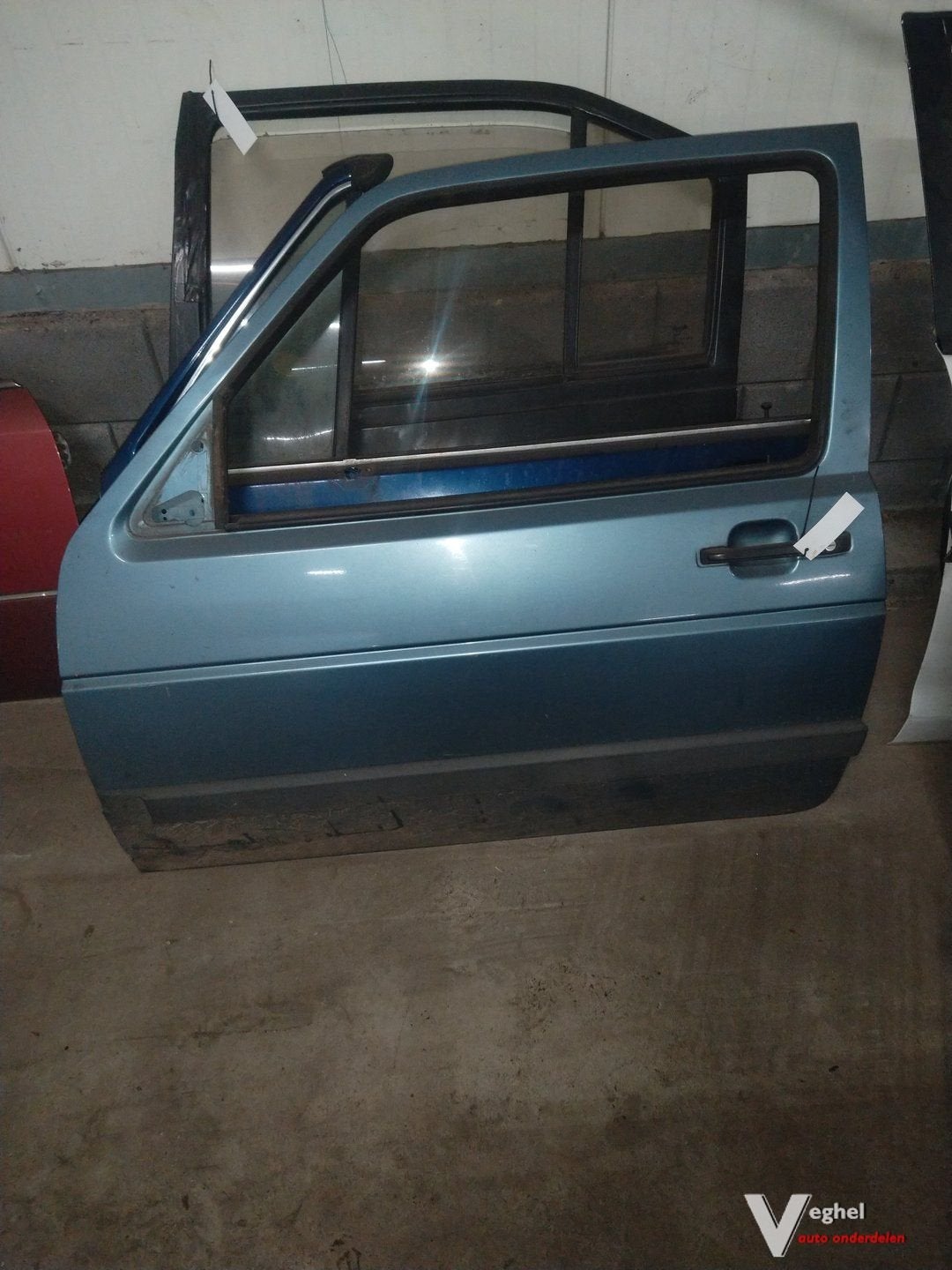 Golf 2 links voor deur blauw 1989, Auto-onderdelen, Carrosserie en Plaatwerk, Ophalen, Gebruikt, -, Deur