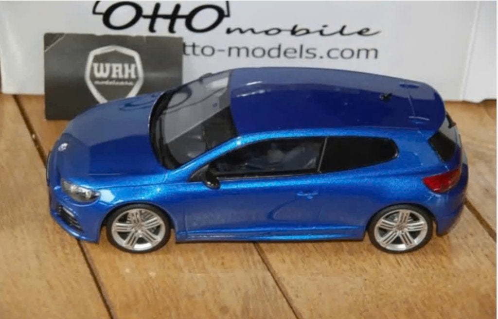 1:18 VOLKSWAGEN SCIROCCO R blue Otto mobile OT390 WRH, Verzenden, Zo goed als nieuw, Auto, OttOMobile