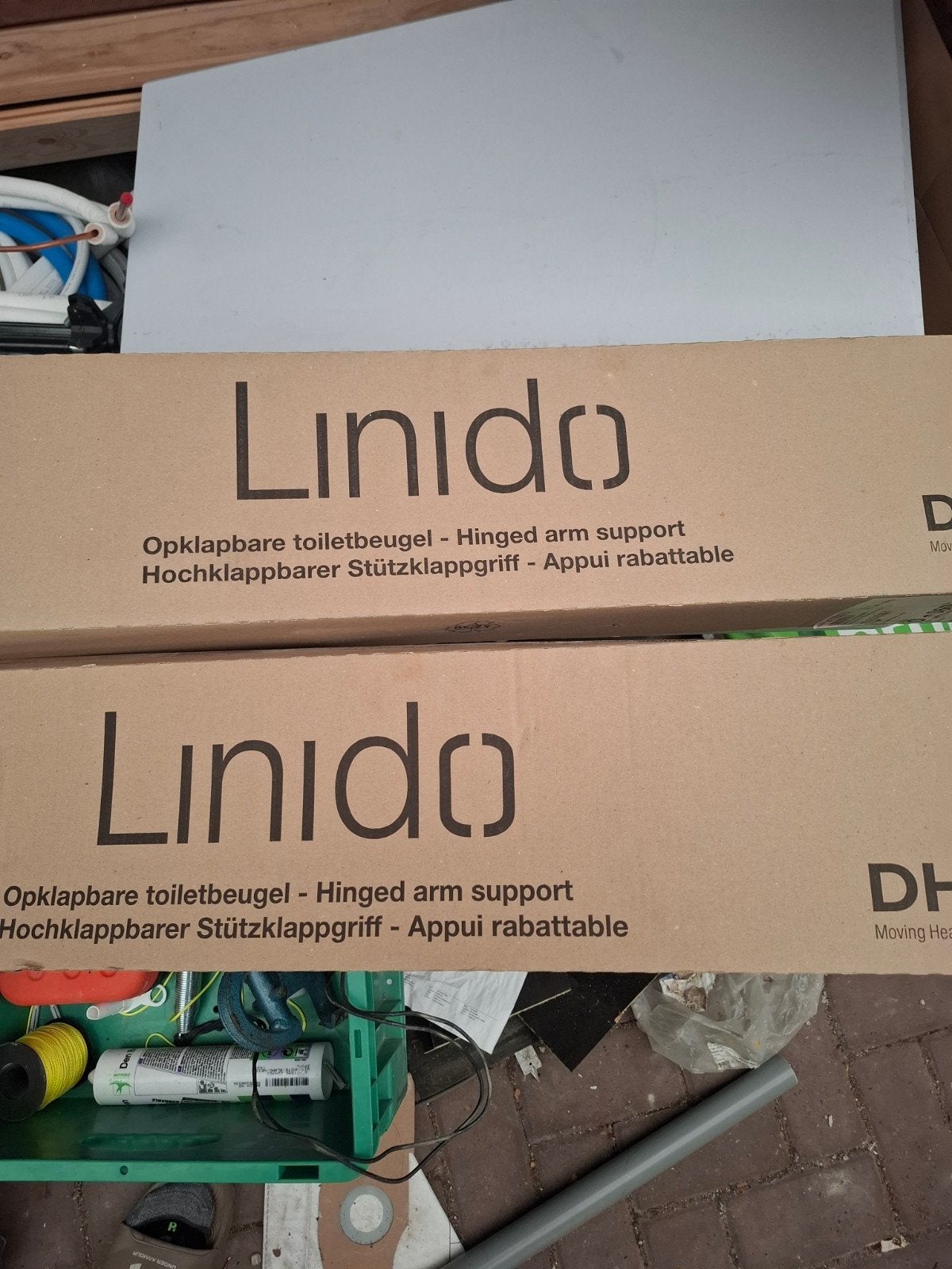 2x Linido Opklapbare Toiletbeugel - Nieuw in doos, Ophalen of Verzenden, Nieuw, Toilet
