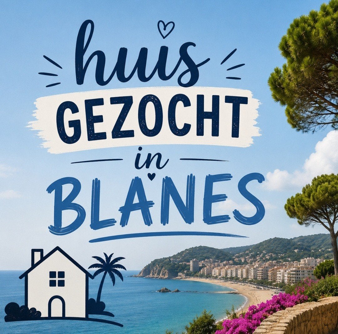 ** Gezocht ** (vakantie) huis in Blanes, 4 personen, Costa Brava, Overige typen, 3 slaapkamers